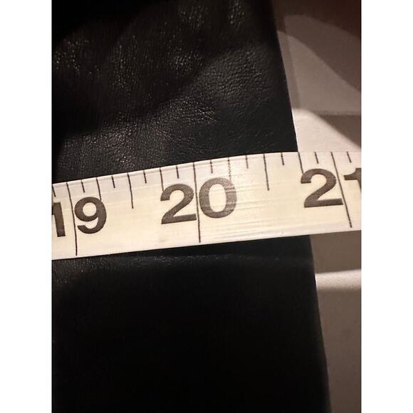 Barbara Bui Size 6 Matrix Clueless Black Leather A-Line Mini Skirt Preppy - Picture 11 of 12